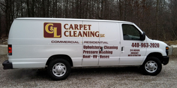 Carpet Cleaning Work Van